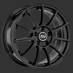 MSW 85 GLOSS BLACK Wheel 7x17 - 17 inch 5x108 bold circle