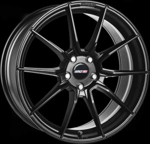 MoTec Ultralight Flat Black Wheel 9x20 - 20 inch 5x112 bolt circle