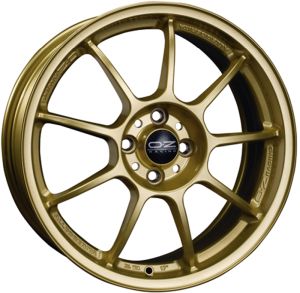 OZ ALLEGGERITA HLT RACE GOLD Wheel 10x18 - 18 inch 5x130 bold circle