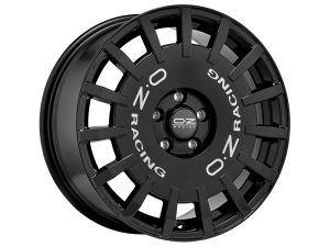 OZ RALLY RACING GLOSS BLACK+SIL.LET. Wheel 8,5x19 - 19 inch 5x112 bold circle