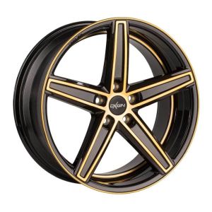 Oxigin 18 Concave gold polish Wheel 7,5x19 - 19 inch 5x114,3 bold circle