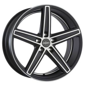 Oxigin 18 Concave black full polish Wheel 8.5x18 - 18 inch 5x100 bold circle
