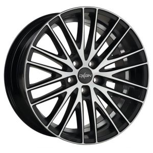 Oxigin 19 OXSPOKE black full polish Wheel 10.5x20 - 20 inch 5x120 bold circle