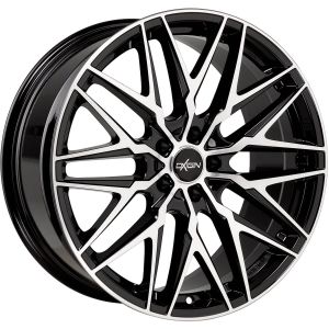 Oxigin 25 Oxcross black full polish Wheel 8,5x19 - 19 inch 5x112 bold circle