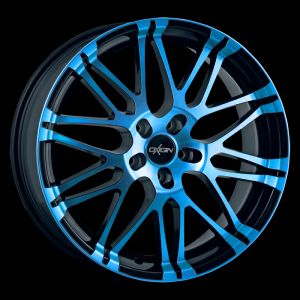 Oxigin 14 Oxrock light blue polish Wheel 8,5x18 - 18 inch 5x114,3 bold circle