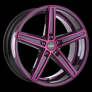 Oxigin 18 Concave pink polish Wheel 7,5x18 - 18 inch 5x112 bold circle