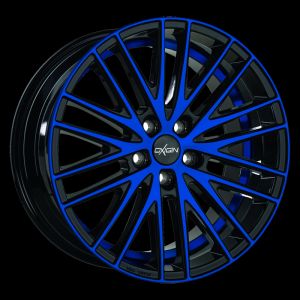 Oxigin 19 Oxspoke blue polish Wheel 8,5x18 - 18 inch 5x120 bold circle