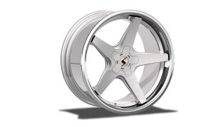 Schmidt XS5 High Gloss silver Wheel 8,5x19 - 19 inch 5x114,3 bold circle