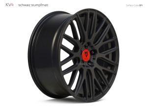 MB Design KV4 black mat powdercoating Wheel 8,5x19 - 19 inch 5x114,3 bolt circle