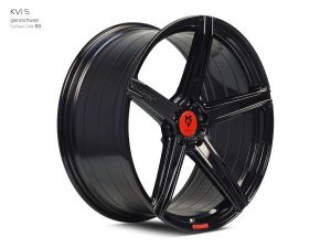 MB Design KV1S shiney black Wheel 8x21 - 21 inch 5x108 bolt circle