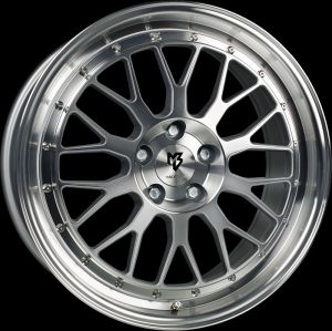 MB Design LV1 silver polished Wheel 9x20 - 20 inch 5x120 bolt circle