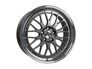 MB Design LV1 grey polished Wheel 8.5x20 - 20 inch 5x108 bolt circle