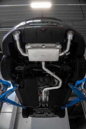 Remus OPF-Back-Anlage (ohne Endrohre), mit 1 integrierten Klappe, inkl. (EG-) GENEHMIGUNG! passend fr Hyundai i30 N Performance 2.0l Turbo 206kW (G4KH mit OPF) 06/2021=>