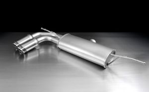 Remus sport exhaust with 2 tail pipes  84 mm Carbon Race fits for Volkswagen Golf VII 1,4l 110kW