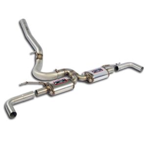 Supersprint Rear exhaust Right - Left -Racing- fits for BMW F39 X2 20i xDrive (2.0i Turbo Motor B48 - 192 PS) 2017 ->