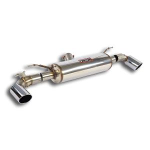 Supersprint Rear exhaust Right O100 - Left O100 with valve fits for BMW F33 Cabrio 428i 2.0T (N26 245 Hp) 2014 -