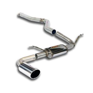 Supersprint Connecting pipe + rear exhaust O90 fits for BMW F33 Cabrio 420d (N47 - 184 Hp) 2014 - 2015