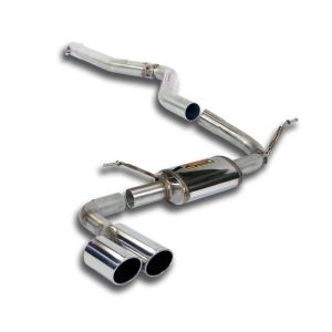 Supersprint Connecting pipe + rear exhaust OO80 fits for BMW F33 Cabrio 425d (B47 - 224 Hp) 2015 -