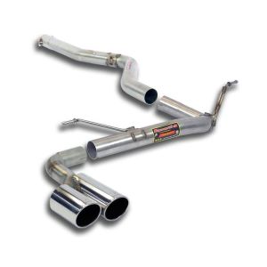 Supersprint Connecting pipe + rear pipe OO80 fits for BMW F33 Cabrio 425d (B47 - 224 Hp) 2015 -