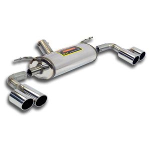 Supersprint Rear exhaust Right OO80 - Left OO80 fits for BMW F33 Cabrio 430d (258 Hp) 2014 -