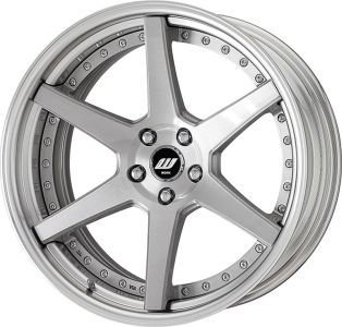 Work Wheels Zeast ST1 silver Wheel 9.5x20 - 20 inch 5x108 bold circle