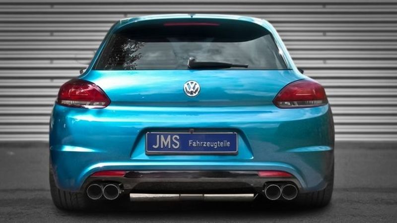 JMS Heckansatz Racelook für Mittelauspuff passend für VW Lupo