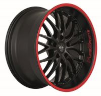 BARRACUDA VOLTEC T6 PureSports / Color Trim rot Wheel 7x17 - 17 inch 4x100 bolt circle
