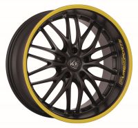 BARRACUDA VOLTEC T6 Mattblack Puresports / Color Trim gelb Wheel 8,5x19 - 19 inch 5x112 bolt circle