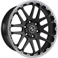 Etabeta COMBAT CV Black matt lip + cap pol. Wheel 8x18 - 18 inch 6x139,7 bold circle