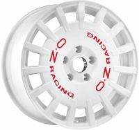 OZ RALLY RACING White with red letters Wheel 8,5x19 - 19 inch 5x112 bold circle