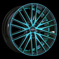 Oxigin 19 Oxspoke light blue polish Wheel 7,5x17 - 17 inch 5x100 bold circle