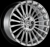 TEC GT5 Hyper-Silber Wheel 8x19 - 19 inch 5x108 bolt circle