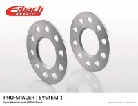 Eibach wheel spacers fits for Toyota RAV 4 I CABRIOLET / RAV 4 I CONVERTIBLE (_A1_) 20 mm widening spacers silver eloxed