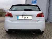 FOX Sportauspuff passend fr Peugeot 308 II Endschalldmpfer Ausgang rechts/links - 145x65 Typ 59 rechts/links
