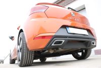 FOX Sportauspuff passend fr Seat Ibiza V - KJ Endschalldmpfer mit elektronischer Abgasklappe - Endrohre Dieseloptik