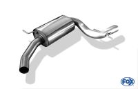 Fox sport exhaust part fits for VW Golf V GTI mid silencerpipe diameter: 70mm