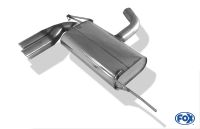 Fox sport exhaust part fits for VW Golf V GTI Edition 30 final silencer  - 2x76 type 17
