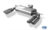 Fox sport exhaust part fits for VW Golf V - GTI Edition 30 final silencer exit right/left  - 2x76 type 17 right/left