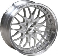Kerscher KCS 3-tlg. silver polished Wheel 10,5x17 - 17 inch 5x130 bold circle