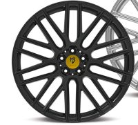 MB Design KV4 black shiney Wheel 8,5x19 - 19 inch 5x114,3 bolt circle