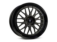 MB Design LV1 Center black matt/Edge shiney black Wheel 8,5x19 - 19 inch 5x112 bolt circle