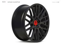 MB Design KV4 black mat powdercoating Wheel 8,5x19 - 19 inch 5x114,3 bolt circle