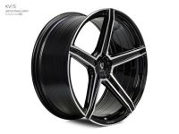 MB Design KV1S DC glossy black polished Wheel 10,5x21 - 21 inch 5x112 bolt circle