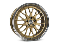 MB Design LV1 Gold shiny polished Wheel 8,5x20 - 20 inch 5x120 bolt circle