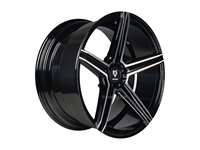 MB Design KV1 black shiny polished Wheel 10.5x20 - 20 inch 5x112 bolt circle