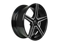 MB Design KV1 black shiny polished Wheel 9x20 - 20 inch 5x108 bolt circle