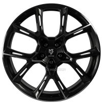 MB Design KX1 shiny black Wheel 9x21 - 21 inch 5x108 bolt circle