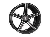 MB Design KV1 DC black mat polished Wheel 10,5x20 - 20 inch 5x120 bolt circle