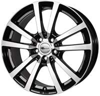 RC RC25T black glossy full polished (SGVP) Wheel 6,5x16 - 16 inch 5x114,3 bolt circle