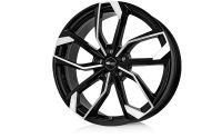 RC RC34 black glossy full polished (SGVP) Wheel 6.5X16 - 16 inch 5x100 bolt circle